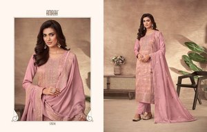 Kurti de Corte Recto de Diseño en Georgette con Bordado, Palazzo con Dupatta, Traje Salwar Indio de Royal Export - Product Image 6