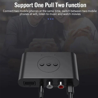 Offre Spéciale NFC 5.0 BT Récepteur Audio AUX 3.5mm RCA Jack USB U Disk Smart Playback Stéréo Audio Adaptateur Sans Fil pour TV Car Kit B21