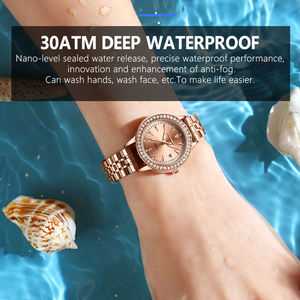 Nuevo Reloj de Pulsera de Cuarzo para Mujer POEDAGAR 366, Reloj Deportivo de Acero Inoxidable con Caja Ovalada y Diamantes de Moda - Product Image 6