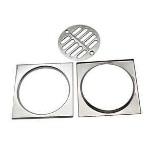 <span class=keywords><strong>Siphon</strong></span> <span class=keywords><strong>de</strong></span> <span class=keywords><strong>sol</strong></span> carré moderne en acier inoxydable pour toilettes et douches, idéal pour l'hôtellerie (vente en gros) - Product Image 1
