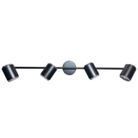 Lustres et lampes suspendues d'intérieur à rail fixe à 4 lumières de style nordique pour chambre et salon