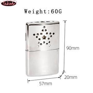 TAKEDO Réchaud à main portable en alliage de zinc avec kérosène Réchauffeur de main pour la pêche sur glace, le camping, l'équipement de chauffage pour le sport en plein air d'hiver - Product Image 5