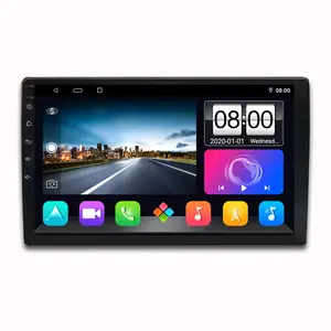 WEMAER 9 "2 Double Din Carplay Android Écran Voiture Lecteur DVD Radio Stéréo GPS Navigation BT Wifi 4g Voiture Vidéo 360 Voiture Caméra