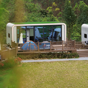 Casa Móvil para Exteriores, Punto Turístico, Campamento, con Aire Acondicionado, Decoración Elegante, Cabina de Venta con Elevación General - Product Image 1