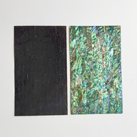 Feuilles naturelles de coquille d'ormeau de nacre bleu/vert pour des meubles/boîte à bijoux/incrustation