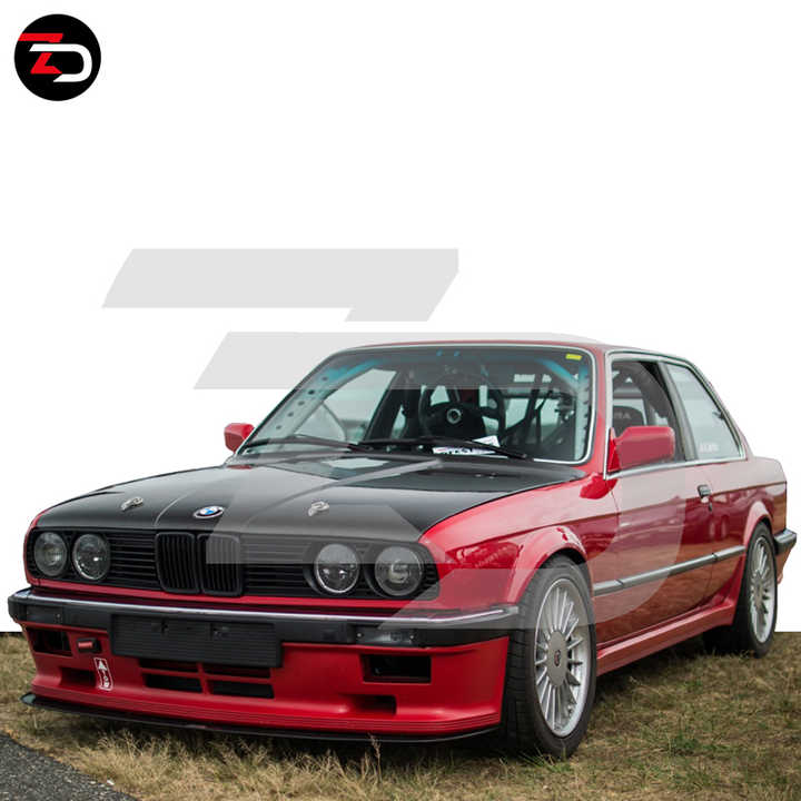 OEM Style Body Kit with Carbon Fiber Engine Hood for BMW E30