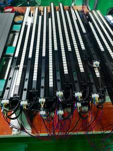 Bạc Nhà Nhôm Tuyến Tính Ổ Đĩa Từ Điện Cửa Chồng chéo Tự Động Trượt Duy Nhất Cửa Nhà Điều Hành Cho Biệt Thự - Product Image 5