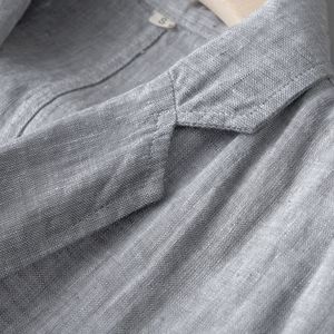 <span class=keywords><strong>Blazer</strong></span> da <span class=keywords><strong>uomo</strong></span> Casual in <span class=keywords><strong>lino</strong></span> allentato traspirante traspirante primavera estate <span class=keywords><strong>di</strong></span> alta qualità - Product Image 5