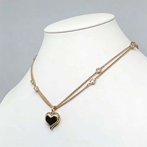 Collar con Colgante <span class=keywords><strong>de</strong></span> Corazón para Mujer, Estilo Vintage, Geométrico, Elegante, Regalo - Product Image 5