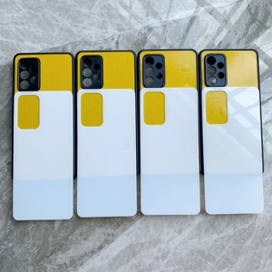 Coque de téléphone en verre trempé avec transfert thermique 2D antidérapant supérieur <span class=keywords><strong>2021</strong></span> pour Samsung A52 - Product Image 2