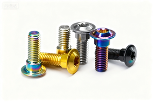 בורג סגסוגת טיטניום tc4, ראש מחבת, משושה פנימי, בורג שינוי רכב, הפחתת משקל אופנוע חשמלי הפחתת בורג m5 m6 m8 - Product Image 4