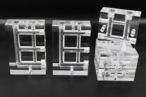 Producción CNC de piezas en forma de varilla acrílica Torno Perforación Roscado Pasos de torno - Product Image 5
