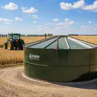 Digesteur anaérobie à faible entretien pour l'élimination des déchets agricoles, du fumier de bétail et des déchets alimentaires