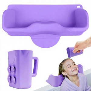 Nueva almohadilla de silicona para champú para uso doméstico, lavabo portátil con almacenamiento para mujeres embarazadas, ancianos y niños - Product Image 1