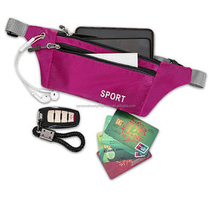 กระเป๋าคาดเอวแบบมีซิป3กระเป๋าเข็มขัดปรับได้และช่องใส่หูฟังพิเศษสำหรับเดินทางกระเป๋าคาดเอวกระเป๋าคาดสะโพก - Product Image 6