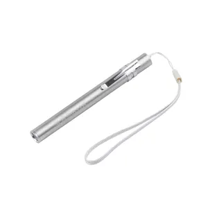 USB перезаряжаемый медицинский удобный фонарик для кормления, светодиодный фонарик с зажимом из нержавеющей стали, карманный светодиодный фонарик