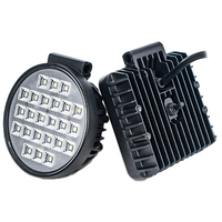 Projecteur de travail LED carré 10-60V avec interrupteur marche/arrêt, étanche IP68, faisceau large, pour camion, chariot élévateur, remorque, bateau