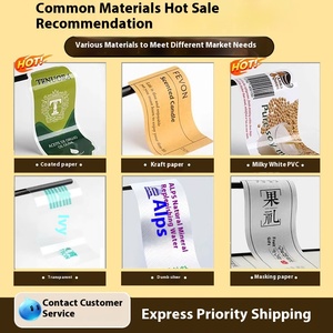 Customized Waterproof Self-Adhesive <strong>QR</strong> <strong>Code</strong> Advertising Stickers <strong>UV</strong> Coating Transparent Baking Hot Stamping Label for Packaging - Product Image 2