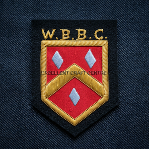High Quality Custom Embroidered Lace Badge with Anchor and Laurel Wreath <b>Sew</b>-On Fabric Patch for Uniform Garment - Product Image 5