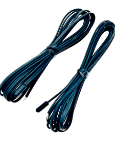 Sensor de temperatura TPE plástico sobremoldeado <span class=keywords><strong>NTC</strong></span> 10K 3435 termistor impermeable de 1 metro para refrigerador y aire acondicionado - Product Image 2