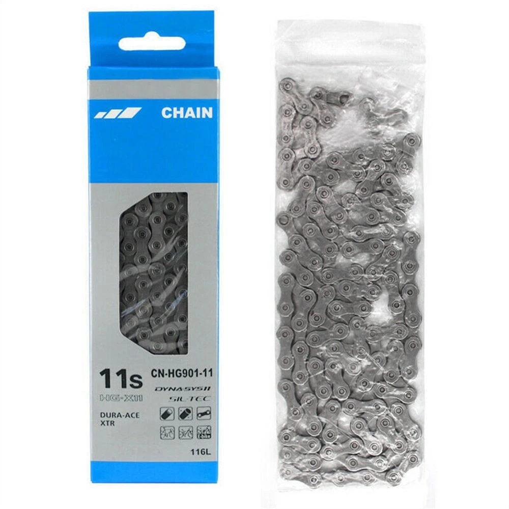 Для Shimano 11-скоростная велосипедная цепь HG601 HG901 HG701 запчасти для велосипеда 116 звеньев для MTB & Road Bike Mtb Аксессуары