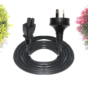 Hot sell AU Australia Power Cord H05VV-F 3G*0.75mm2 AUS SAA approved IEC c5 Connector 250V 10A