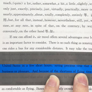 <b>Craft</b> Rectangular <b>Kids</b> DIY Overlays Bookmark Cheap Promotional Guided Reading Bookmark <b>for</b> Reduce Visual Stress Dyslexia - Product Image 2