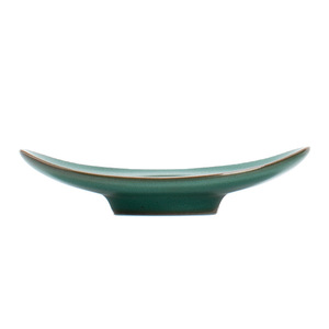 Juego de Taza y Platillo de Cerámica, Diseño Retro en Forma de Lingote, Aislante del Calor, Accesorio para la Ceremonia del Té, Uso para el Té de la Tarde, Origen Dehua - Product Image 3