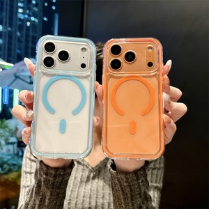 เคสโทรศัพท์ใสแบบไร้สาย TPU PC สำหรับ iPhone 17 Pro Max เคสกันกระแทกแบบแม่เหล็กสำหรับ iPhone 12 13 14 15 16 17 - Product Image 3