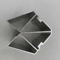 Soporte de Esquina de Aluminio Integrado Moderno y Duradero 6063-T5, Fundido a Presión de 90 Grados con Tornillo para Conexión de Marcos de Ventanas y Puertas
