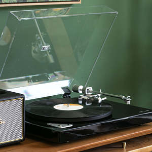 Tocadiscos de Gama Alta AT-3600L con Acabado Piano, Gramófono con Sonido <span class=keywords><strong>Hi</strong></span>-<span class=keywords><strong>Fi</strong></span> Bluetooth, Reproductor de Discos de Vinilo LP con Función de Pausa Automática - Product Image 5