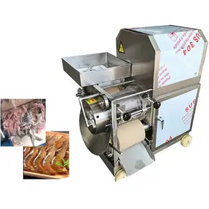 Industrial big capacity fish mince forming machine fish bone crusher fish meat separator