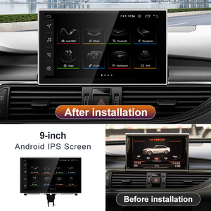 STWEI Qualcomm 665 8G 128G 9 pouces CarPlay sans fil AUTO pour AUDI 2012-2018 Année A6 A7 C7 Multimédia automobile Haut de gamme - Product Image 3
