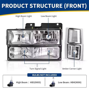 Phare avant automatique Chevrolet Silverado OE AURON 1994-1999 - Product Image 2