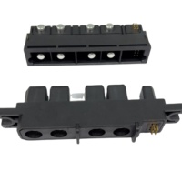 Conector Adaptador de Cobre de 60kW, Terminal de Crimpado de Aleación de 12 Pines con Orientación Recta para Aplicaciones de Energía Automotriz y PCB