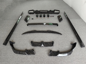 X6M <span class=keywords><strong>F96</strong></span> forgé LD Style Kit carrosserie pour <span class=keywords><strong>BMW</strong></span> X6M compétition <span class=keywords><strong>F96</strong></span> forgé pare-chocs avant lèvre jupe latérale diffuseur arrière Spoiler - Product Image 2