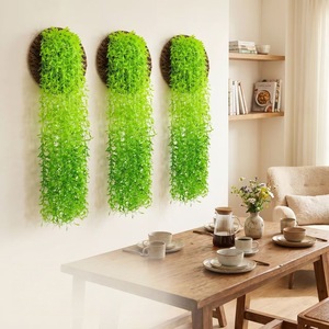 Artificial Hanging Vines Green <b>Leaves</b> <b>Wall</b> <b>Decoration</b> 100cm-200cm Plastic Indoor Outdoor Use - Product Image 1