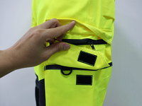 Vêtements de travail haute visibilité réfléchissants personnalisés, pantalon de travail pour hommes, pantalon cargo multi-poches pour travaux de construction