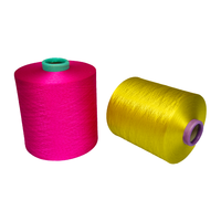 Fil 100% polyester fabricant chinois fil ddb texturé polyester dty 150/48 sd nim