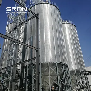 Galvanized 10000 Tons Grain Soybean Corn Storage Silo For Sale