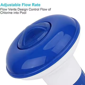 Distributeur de comprimés de chlore flottant de 5 pouces pour piscines Spa Hot Tubs avec capuchon de contrôle de dosage réglable - Product Image 2