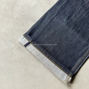 Vaqueros Baggy de Mezclilla Japonesa de Alta Calidad con Cintura Curva y Hebilla Trasera, Hechos a Medida en Fábrica, de Mezclilla Cruda Selvedge de Alto Gramaje - Product Image 6
