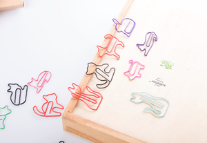 Fabricant personnalisé en forme de mignon couleurs assorties signets planificateur trombones en métal avec papeterie scolaire de bureau - Product Image 5