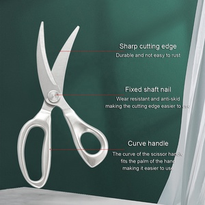 Multifunctional <strong>Kitchen</strong> Scissors, Professional Poultry Shears for Bone, Chicken, Meat, Fish, Turkey, Barbecue Scissors - Product Image 4