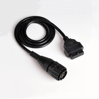 2025 LT022 hembra OBD2 16 pines a macho BMW motocicleta conector 10 pines para todas las herramientas de diagnóstico de motocicleta BMW de 10 pines