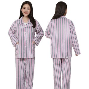 Batas de paciente de algodón puro, conjunto de batas de paciente fáciles de usar, pijamas de hospital para mujer, uniforme médico de enfermería para hospital - Product Image 6