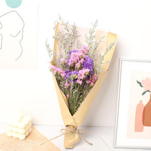 Bouquet de fleurs séchées : Myosotis, roses, marguerites, tournesols – Cadeaux pour petites amies, mariages, Saint-Valentin – Bouquet de fleurs - Product Image 4