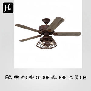 Ventilador de Techo de 122 cm para Interiores, Estilo Rústico, con Luz LED y Control Remoto, Motor de Cobre, Refrigeración por Aire, Venta al por Mayor de Fábrica - Product Image 2