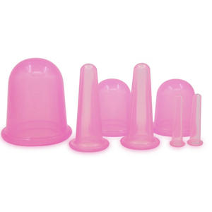 7 pièces Anti Cellulite vide soins de santé Silicone ventouses tasse corps/yeux/visage ventouses ensemble - Product Image 3
