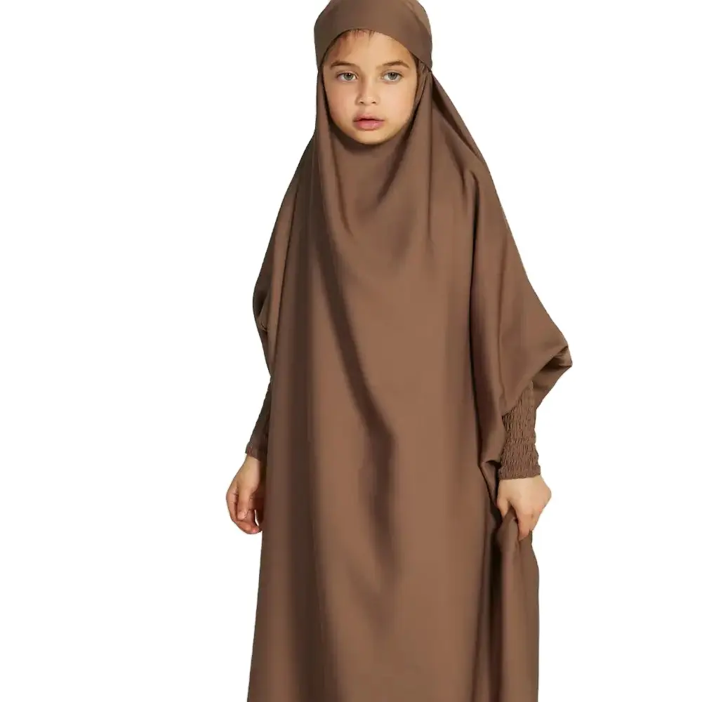 2024 nuovo design unico comfort islamico e un pezzo unico, il jilbab a figura intera è perfettamente leggero da indossare ogni giorno